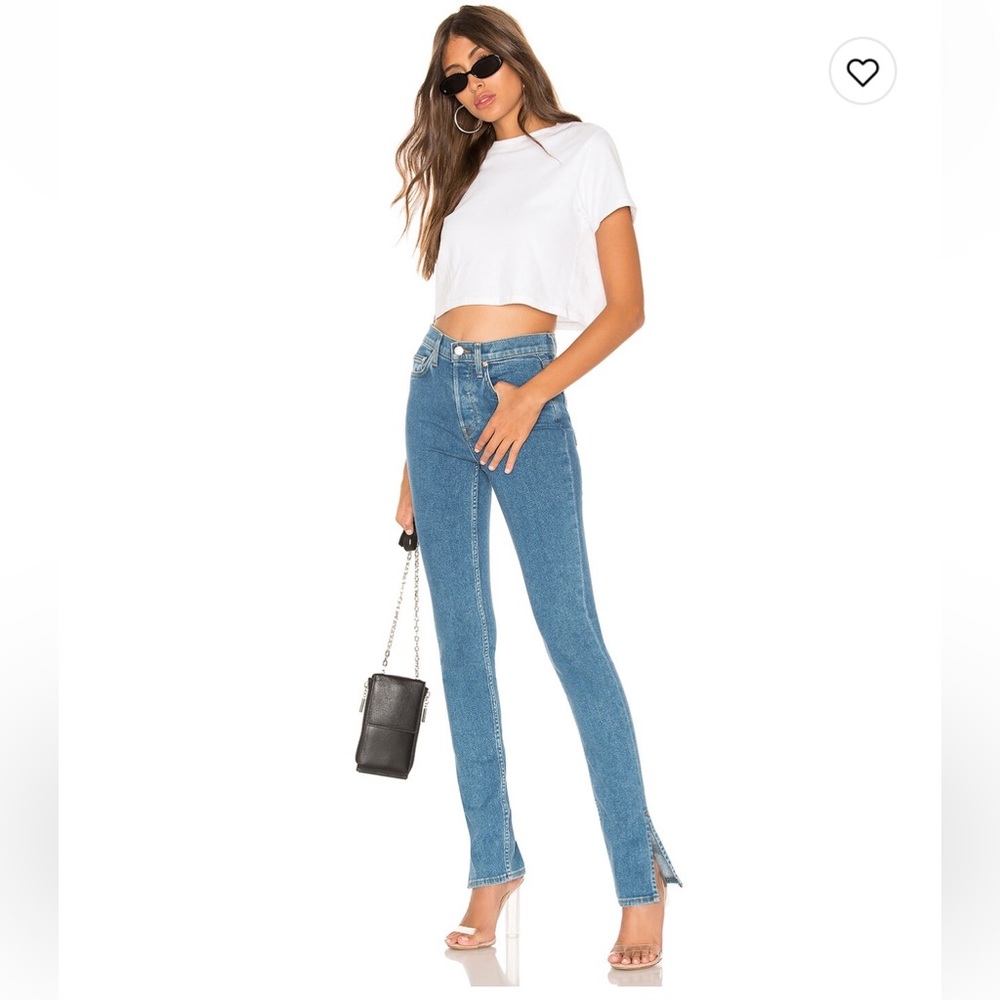 The High Split Skinny in '90s Blue
COTTON CITIZEN